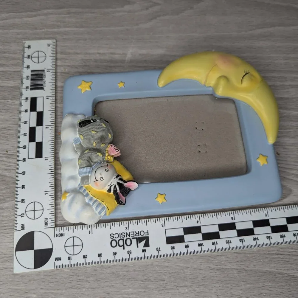 2012 Enesco Precious Moments Vicki Schreiner Bazooples Zach Zebra Photo Frame
